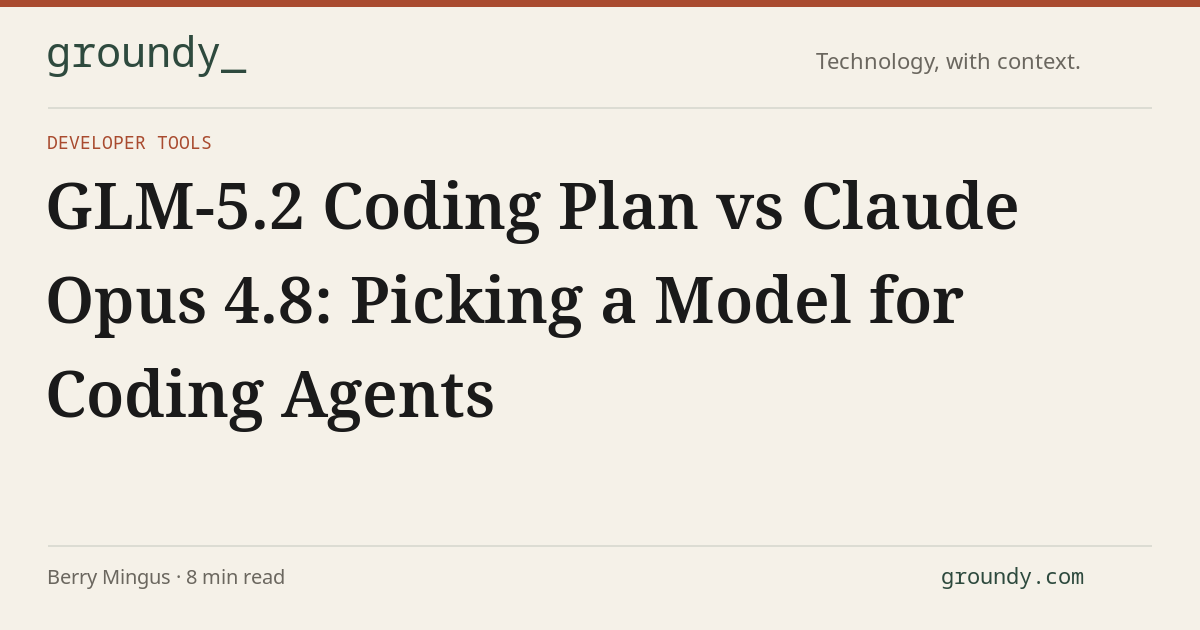 GLM-5.2 Coding Plan vs Claude Opus 4.8: Picking a Model for Coding ...
