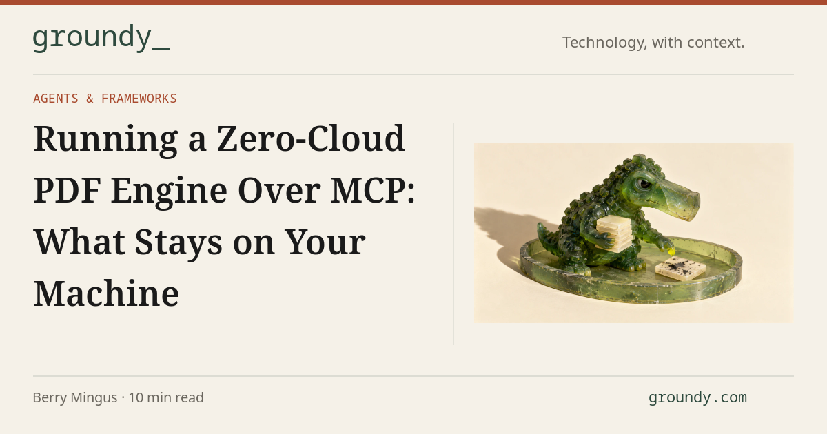 Running a Zero-Cloud PDF Engine Over MCP: What Stays on Your Machine ...